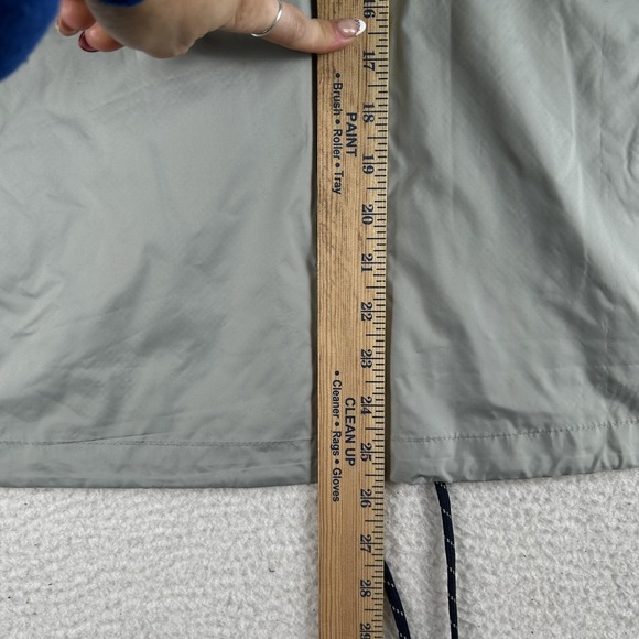 Philadelphia Union Jacket Womens Medium Blue Gray MLS Soccer Windbreaker Hooded - Picture 12 of 15